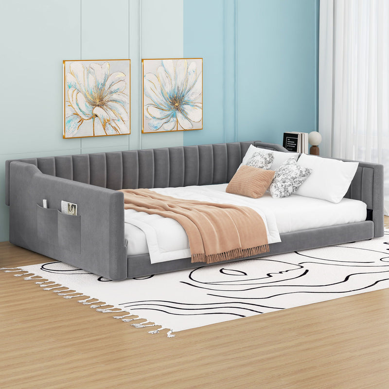 Daybed With Side Storage Pocket - R&R Furniture Gallery (Fountain Valley, CA)