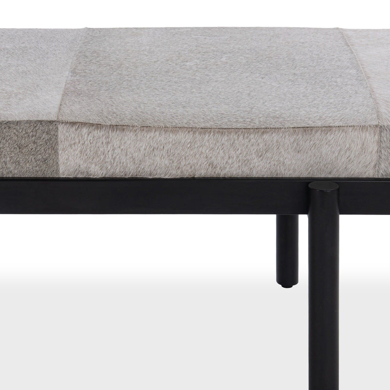Evelyn - Accent Bench - Sparrow Gray - R&R Furniture Gallery (Fountain Valley, CA)
