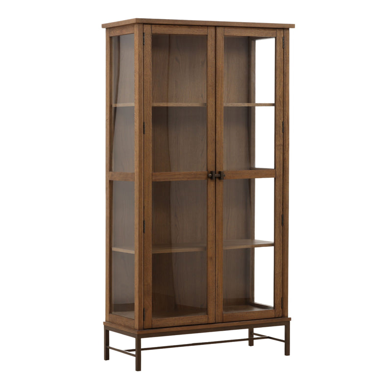 Royden - Cabinet - Dark Brown And Bronze