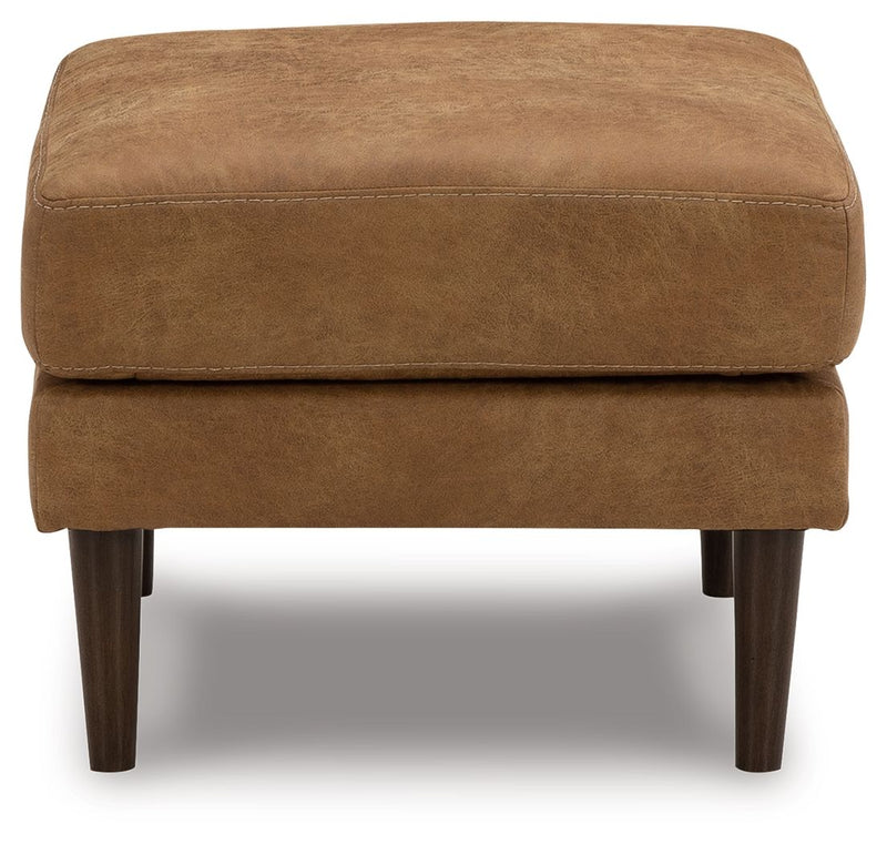 Telora - Ottoman - Caramel - R&R Furniture Gallery (Fountain Valley, CA)