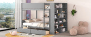 Bunk Bed With 2 Drawers And Multi Layer Cabinet - R&R Furniture Gallery (Fountain Valley, CA)