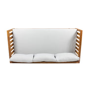 Claremont - 3 Seater Daybed Teak Acacia Wood Water Resistant Cushions - R&R Furniture Gallery (Fountain Valley, CA)