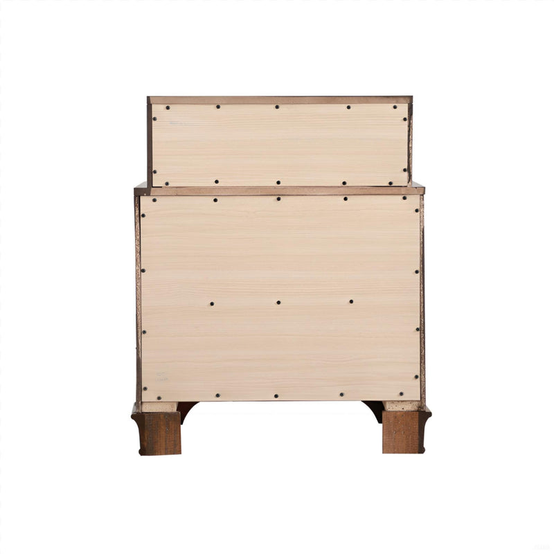 Oak storage nightstand from Glory Furniture's accent nightstand collection, featuring a sleek wooden finish and compact design.