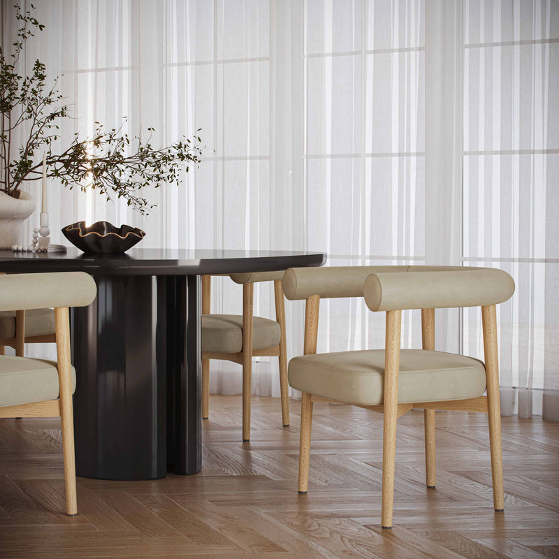 Spara - Faux Leather Dining Chair - R&R Furniture Gallery (Fountain Valley, CA)