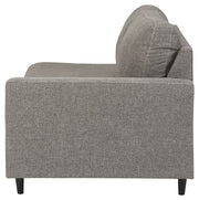 Lyman - RAF Corner Chaise - Graphite - R&R Furniture Gallery (Fountain Valley, CA)