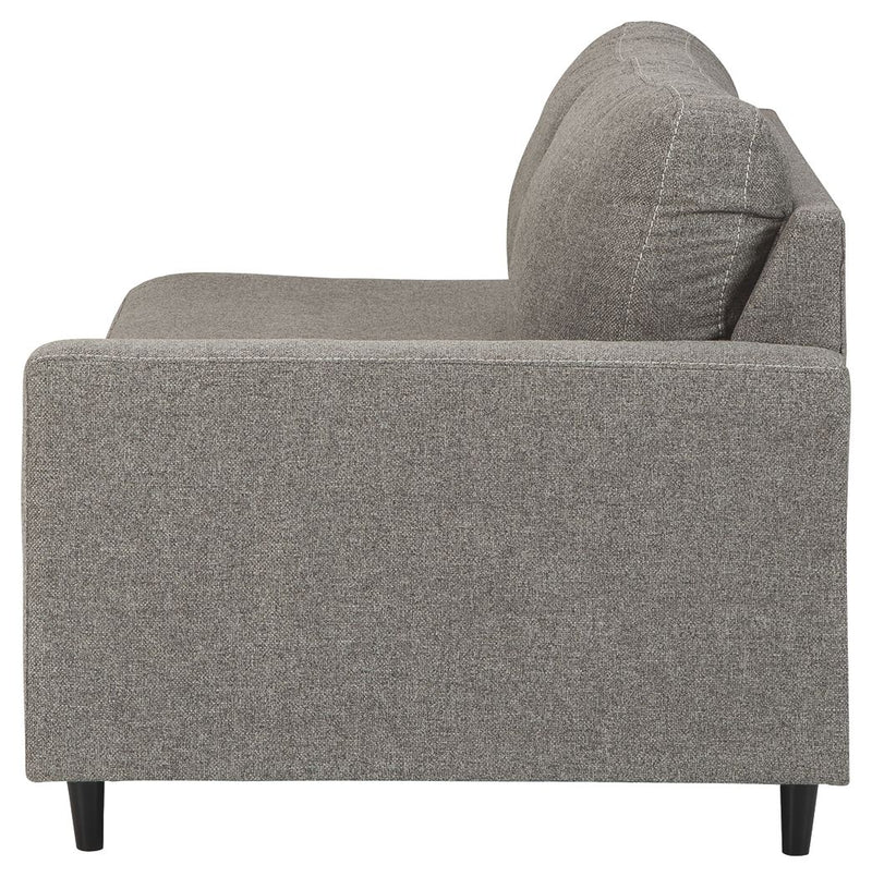 Lyman - RAF Corner Chaise - Graphite - R&R Furniture Gallery (Fountain Valley, CA)