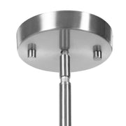Uttermost Windswept 1 Light Mini Pendant in blue and white with a sleek, modern design hanging from a ceiling mount.