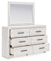 Cayboni - Dresser And Mirror - Whitewash - R&R Furniture Gallery (Fountain Valley, CA)
