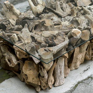 Teak - Root Coffee Table - Woodtone