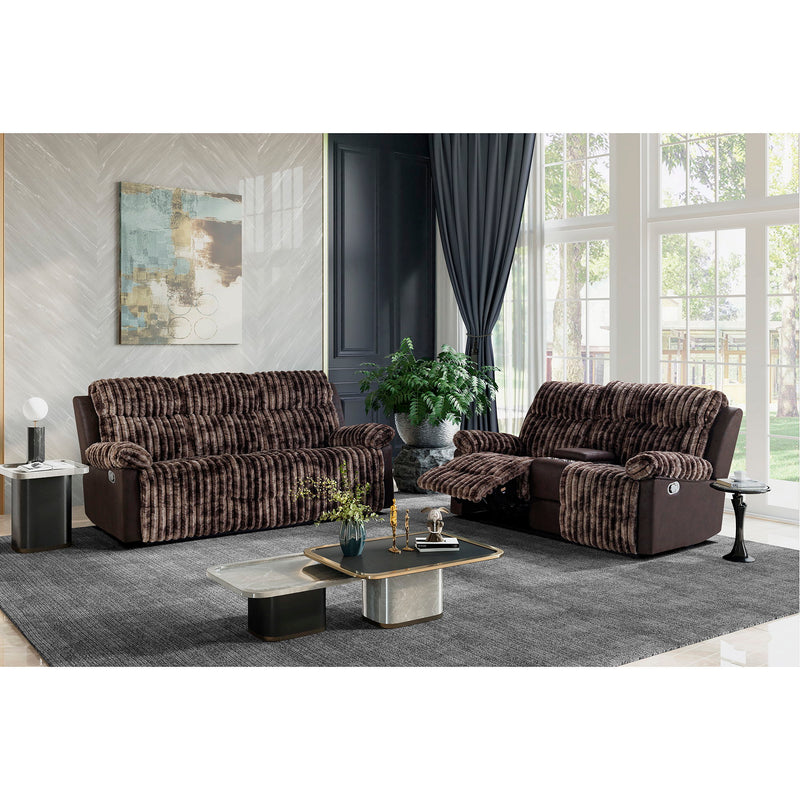 Brenda - Sofa With Manual Recline Function - R&R Furniture Gallery (Fountain Valley, CA)