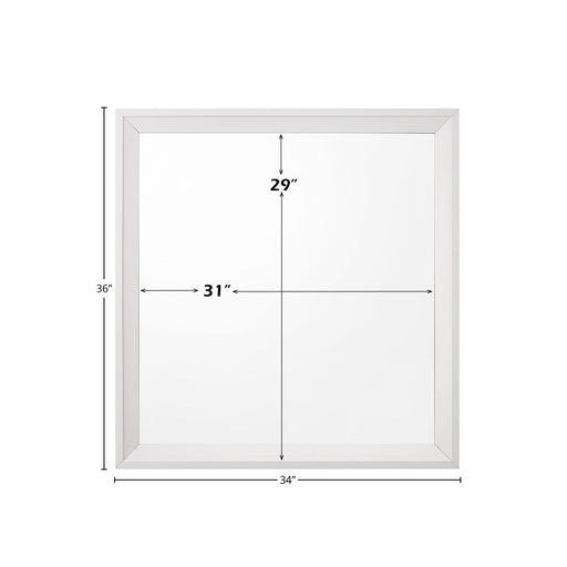 Cerys - Mirror - White - R&R Furniture Gallery (Fountain Valley, CA)
