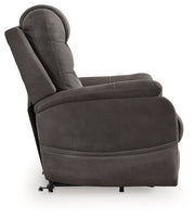 Snowfield - Power Lift Recliner - Gunmetal - R&R Furniture Gallery (Fountain Valley, CA)