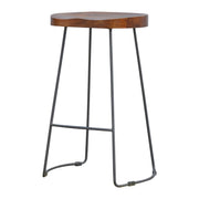 Chunky Bar Stool - Chestnut - R&R Furniture Gallery (Fountain Valley, CA)