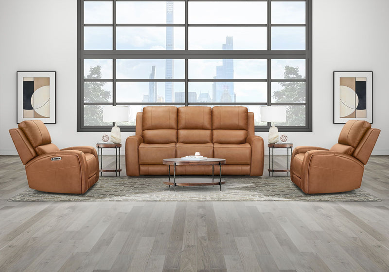 Parker Living Belmont zero gravity power reclining 3-piece living room set with plush cushions and modern design.