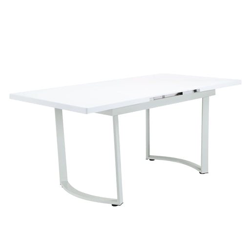 Palton - Dining Table - High Gloss White - R&R Furniture Gallery (Fountain Valley, CA)
