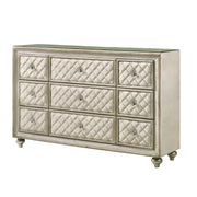 Lucienne - Dresser - Beige Velvet - R&R Furniture Gallery (Fountain Valley, CA)