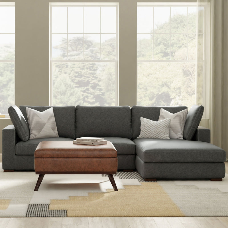 Charlie - Upholstered Deep Seater Sectional Sofa - R&R Furniture Gallery (Fountain Valley, CA)