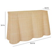 Egan - Rattan Console Table - Natural - R&R Furniture Gallery (Fountain Valley, CA)