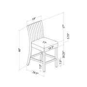 Mikha - Bar Table And 4 Bar Stools - R&R Furniture Gallery (Fountain Valley, CA)