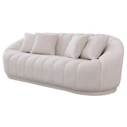 Maximilian - Modern Japandi Style Tight Back Boucle Couches - R&R Furniture Gallery (Fountain Valley, CA)