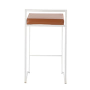 Lumi Source Fuji Simple Elegance contemporary stackable counter stool set with sleek design and modern metal construction