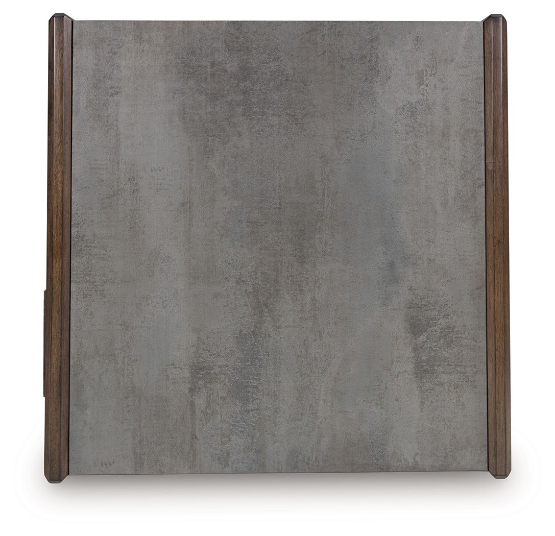Kallenny - Square Cocktail Table - Brown / Gray - R&R Furniture Gallery (Fountain Valley, CA)