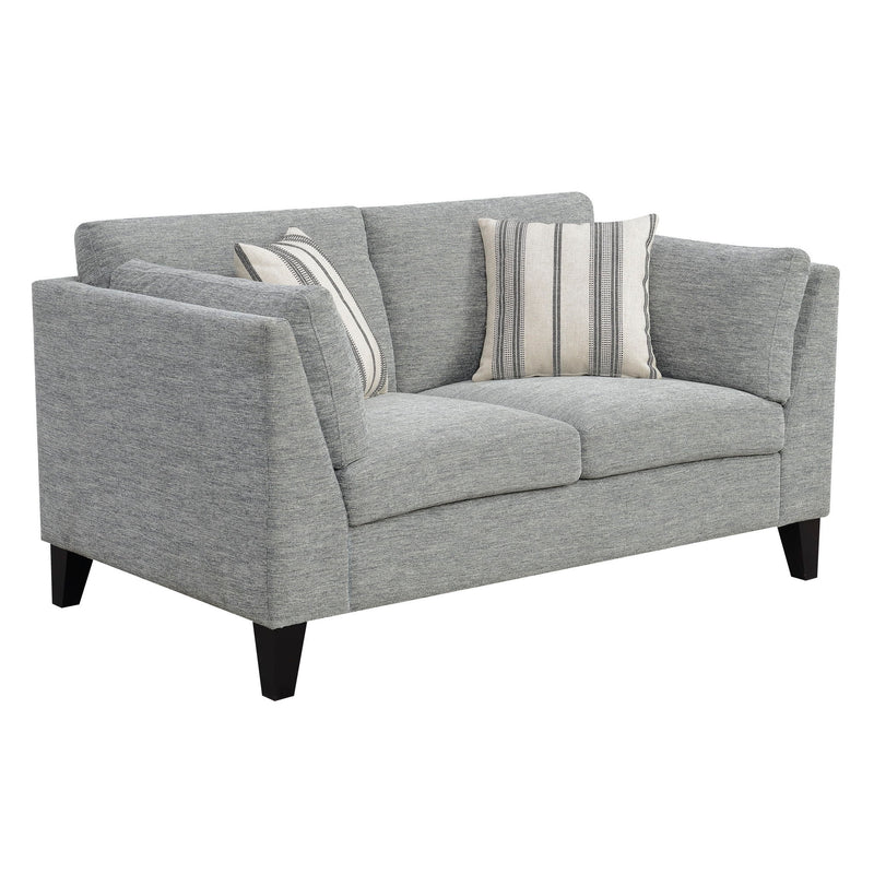 Loveseat Sofa With Upholstery - Gray - R&R Furniture Gallery (Fountain Valley, CA)
