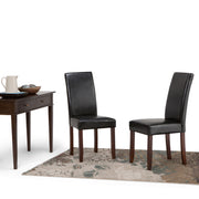 Acadian - Upholstered Parson Dining Chair (Set of 2) - R&R Furniture Gallery (Fountain Valley, CA)