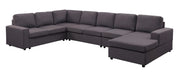 Tifton - 7 Seat Reversible Modular Sectional Sofa Chaise - R&R Furniture Gallery (Fountain Valley, CA)