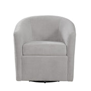 Oaklynn - Barrel Style Swivel Accent Chair - R&R Furniture Gallery (Fountain Valley, CA)