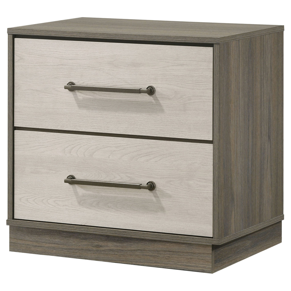 Edmondson - 2 Drawer Nightstand - Gray