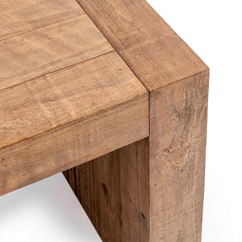 Classic Home Clayton coffee table for living room with wooden surface and sleek design, ideal for modern living spaces