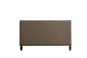 House Beatrice - Loveseat With 3 Pillows - Tan Synthetic Leather , Black Synthetic Leather & Charcoal - R&R Furniture Gallery (Fountain Valley, CA)