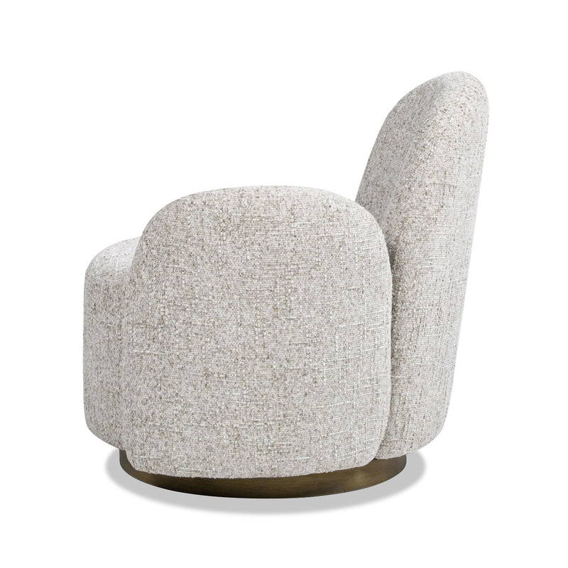 Duo - One-Arm Swivel Accent Chair - R&R Furniture Gallery (Fountain Valley, CA)