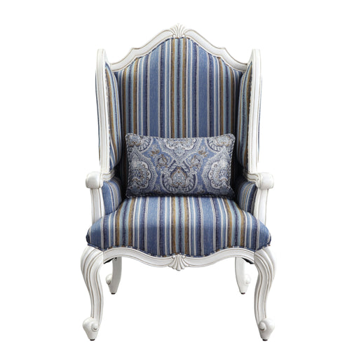 Ciddrenar - Chair With Pillow - Fabric & White - R&R Furniture Gallery (Fountain Valley, CA)