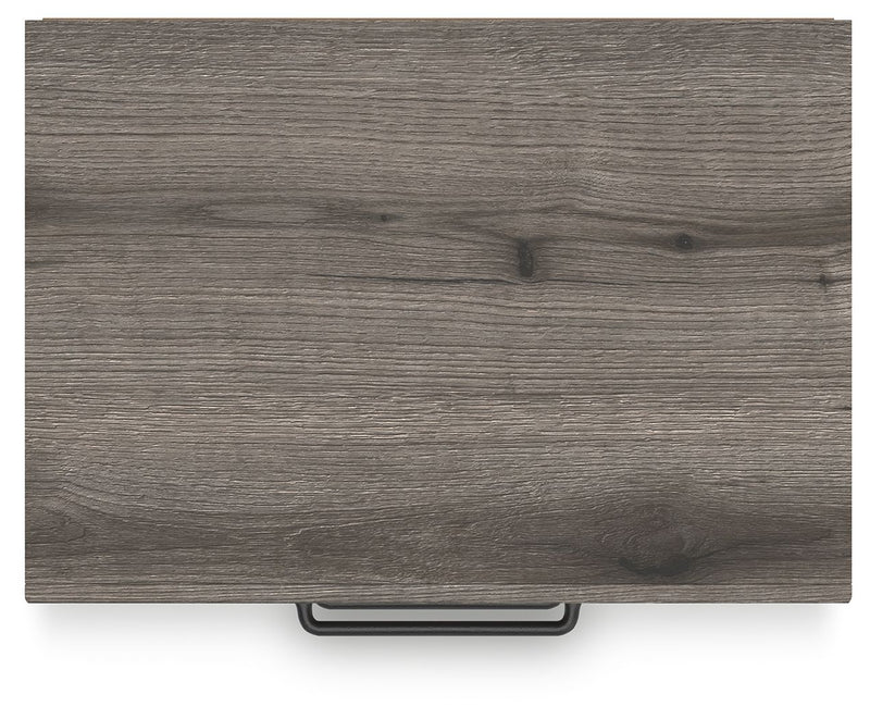 Graystorm - Two Drawer Night Stand - Brown Gray - R&R Furniture Gallery (Fountain Valley, CA)