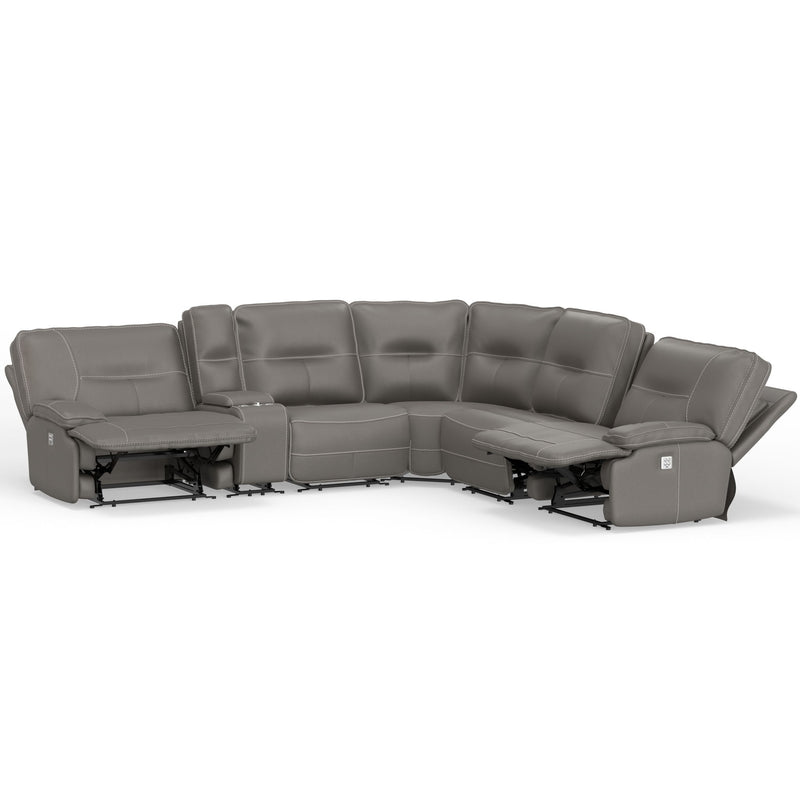 Spartacus - Power Reclining Sectional - R&R Furniture Gallery (Fountain Valley, CA)