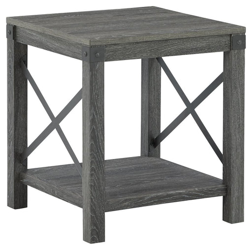 Freedan - Square End Table - Grayish Brown - R&R Furniture Gallery (Fountain Valley, CA)