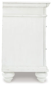 Kanwyn - Three Drawer Night Stand - Whitewash - R&R Furniture Gallery (Fountain Valley, CA)