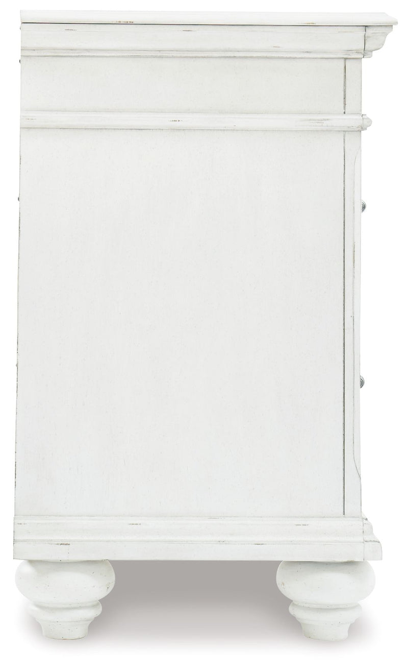 Kanwyn - Three Drawer Night Stand - Whitewash - R&R Furniture Gallery (Fountain Valley, CA)