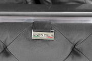 1051 - Contemporary Velvet Sofa - R&R Furniture Gallery (Fountain Valley, CA)