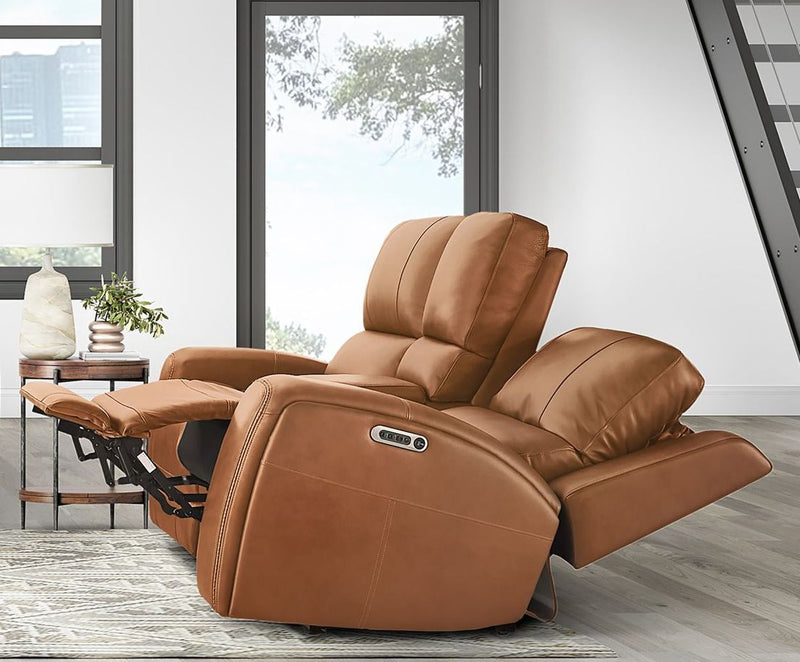 Parker Living Belmont zero gravity power reclining 3-piece living room set with plush cushions and modern design.