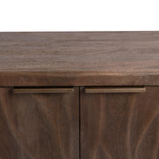 Braxton - 4 Door Cabinet - Tundra Brown - R&R Furniture Gallery (Fountain Valley, CA)