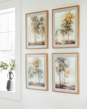 Bryneford - Wall Art Set (Set of 4) - Multi - R&R Furniture Gallery (Fountain Valley, CA)