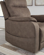 Crestmeade Power Lift Recliner by Signature Design Ashley, showcasing plush upholstery and adjustable reclining features.