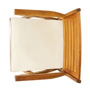 Outdoor Hermosa 7 Piece Wood Dining Set With Cushions - Teak - R&R Furniture Gallery (Fountain Valley, CA)