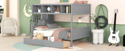 Bunk Bed With Shelfs, Storage Staircase And 2 Drawers - R&R Furniture Gallery (Fountain Valley, CA)