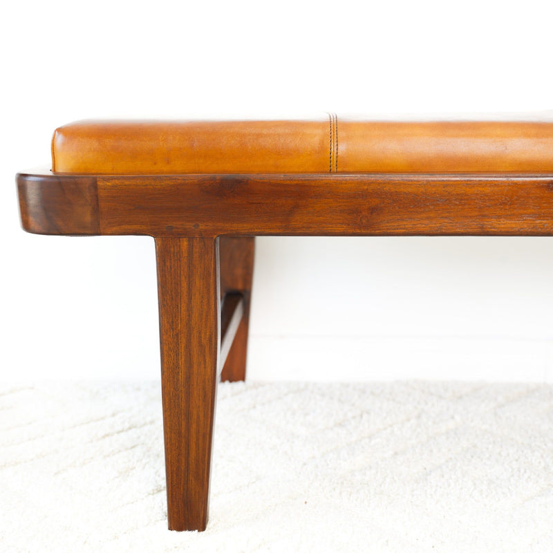 Maddox - Bench - Rustic / Tan - R&R Furniture Gallery (Fountain Valley, CA)