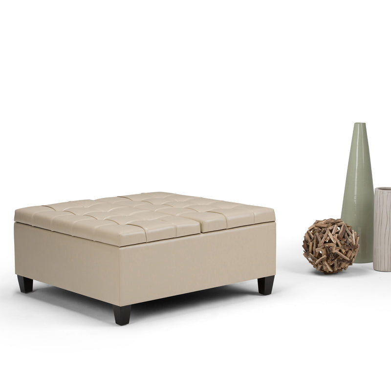 Harrison - Upholstered Coffee Table Storage Ottoman - R&R Furniture Gallery (Fountain Valley, CA)