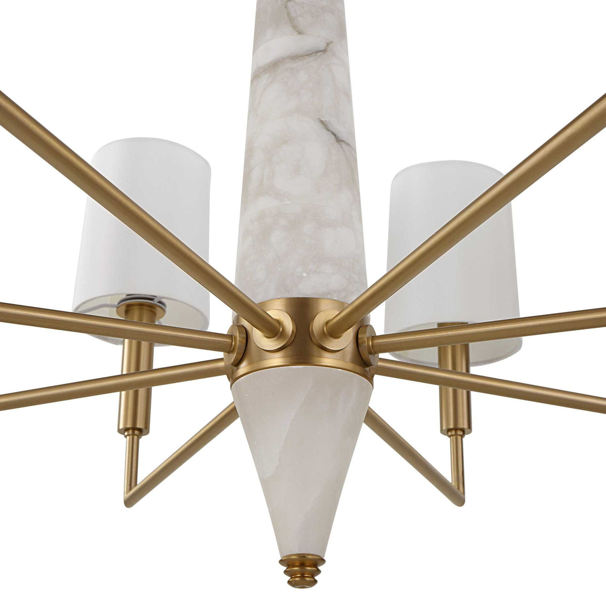 Gathering - 8 Light Chandelier - Brass